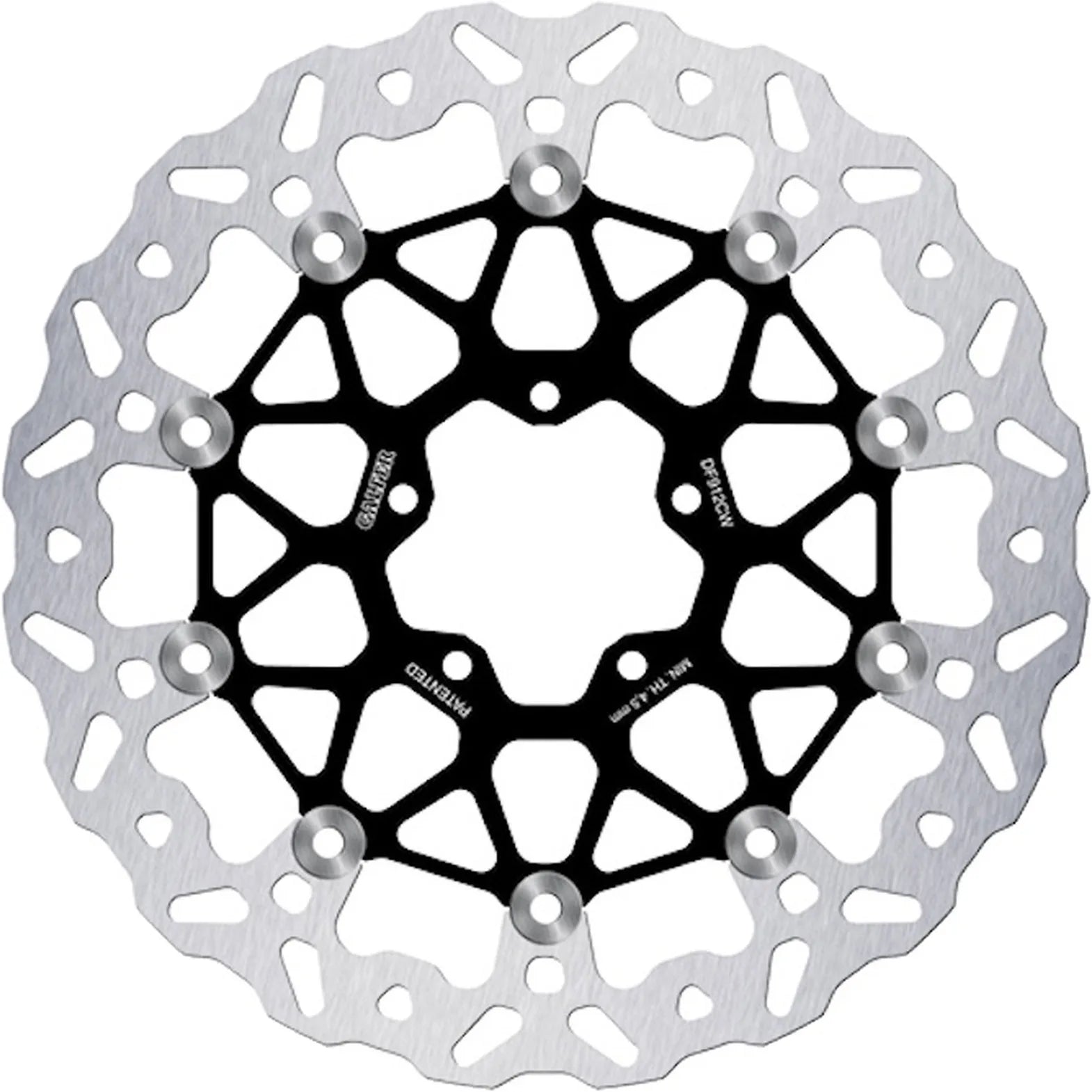 Front Floating Wave Brake Disc - Galfer Compatible With Ducati Scrambler 800 Classic (2015)