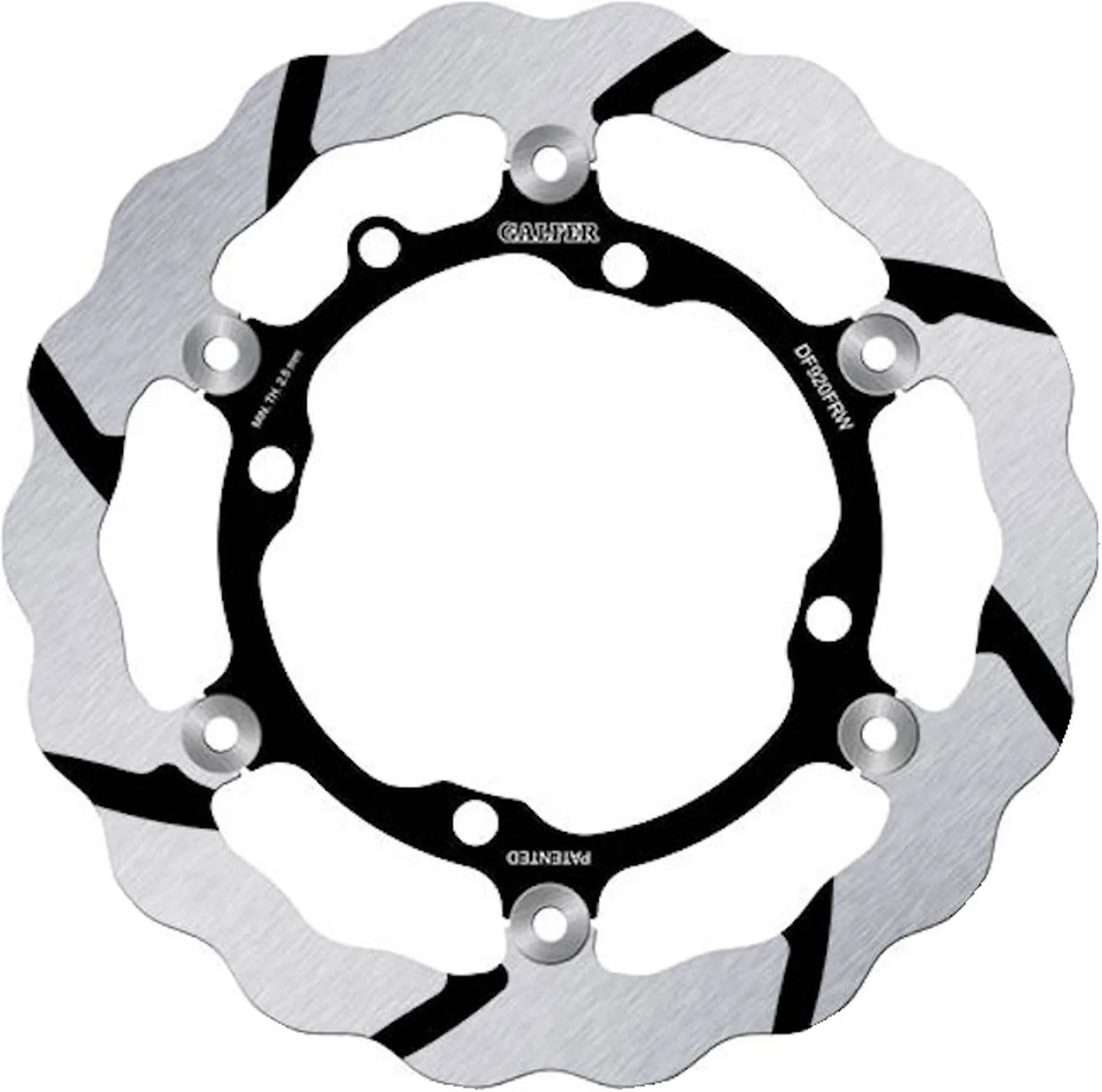 Front Floating Grooved Wave Brake Disc - Galfer Compatible With Sherco 250 Se Factory (2024)