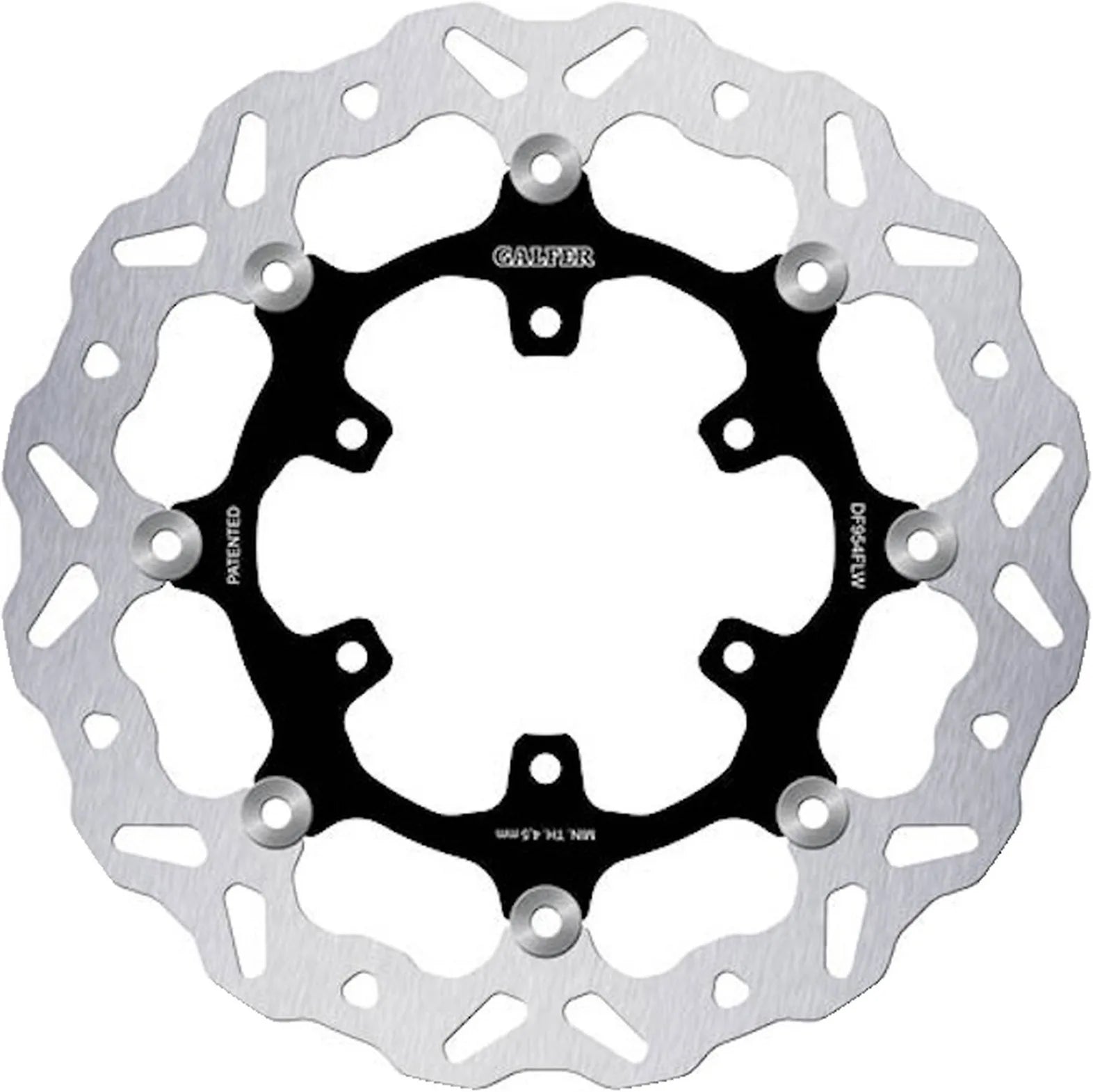 Front Floating Wave Brake Disc - Galfer Compatible With Fantic Motor Caballero Flat Track 500 (2018)