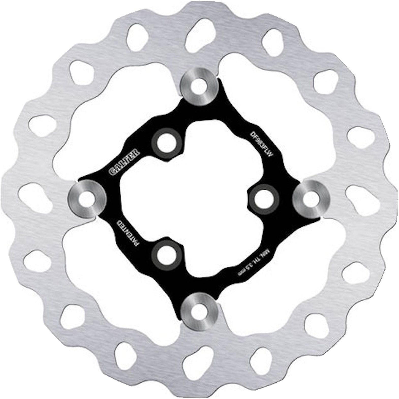 Front Floating Pit Bike Wave Brake Disc - Galfer Compatible With Help Racing Hr 12 Gp 160 (2023)
