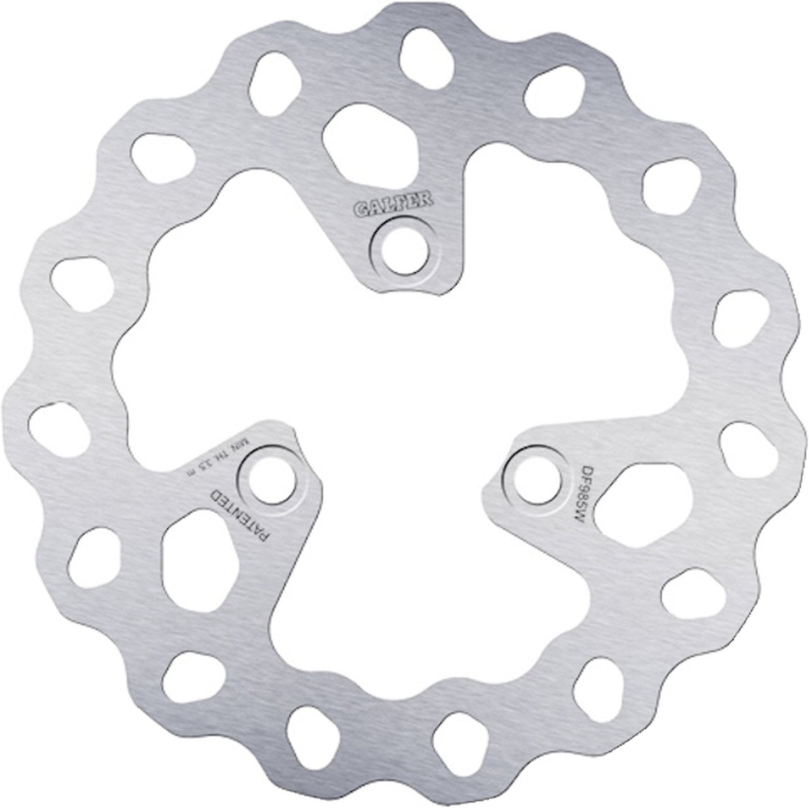 Rear Fixed Pit Bike Wave Brake Disc - Galfer Compatible With Help Racing Hr 10Gp 110 (2023)