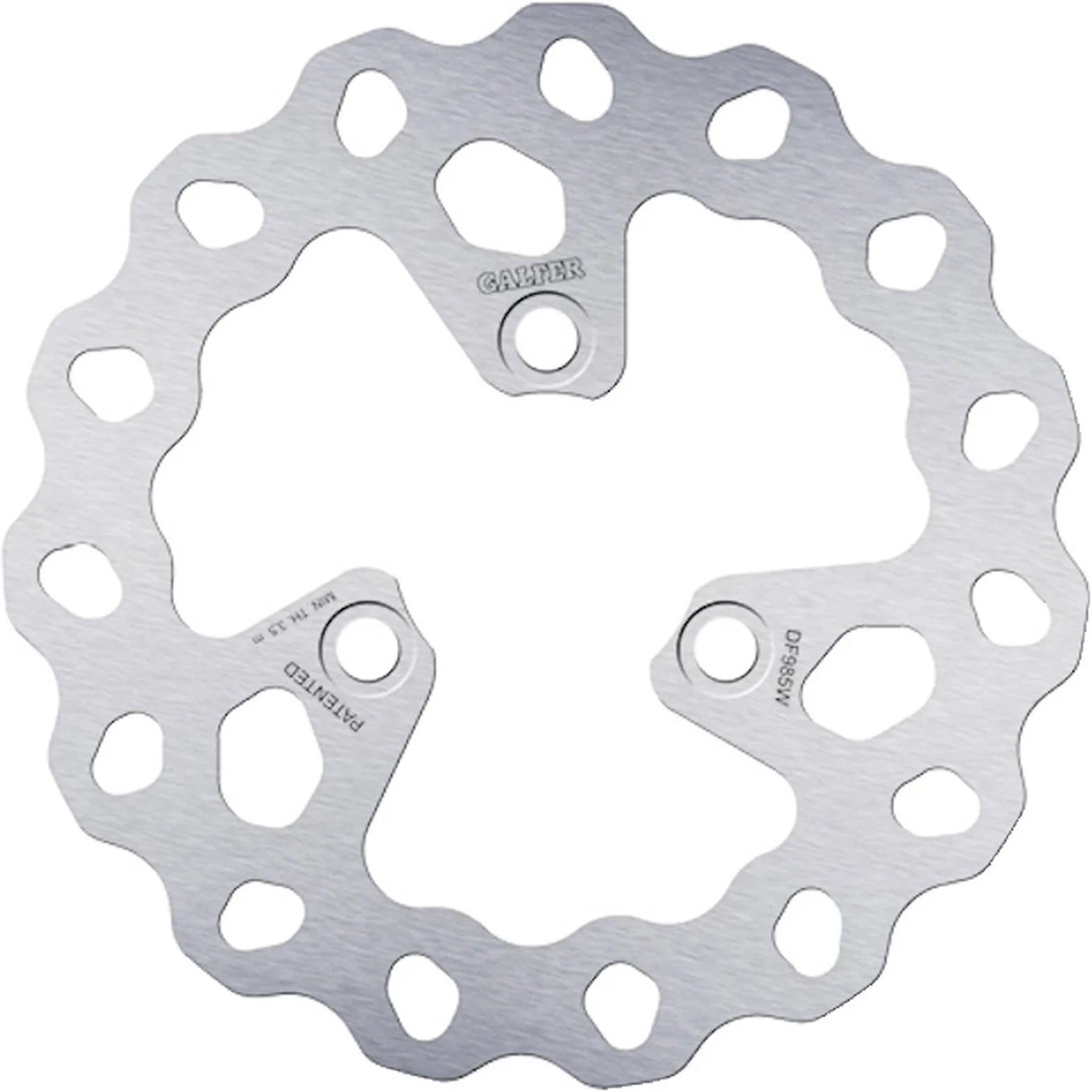Rear Fixed Pit Bike Wave Brake Disc - Galfer Compatible With Rav Naked 250 222 (2014)