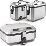 Trekker Dolomiti Aluminium Top Case + Side Cases - 102 Lt Trekker Dolomiti Aluminium - Givi Compatible With Honda Crf 1000 L Africa Twin Adventure Sports (2018-2019)