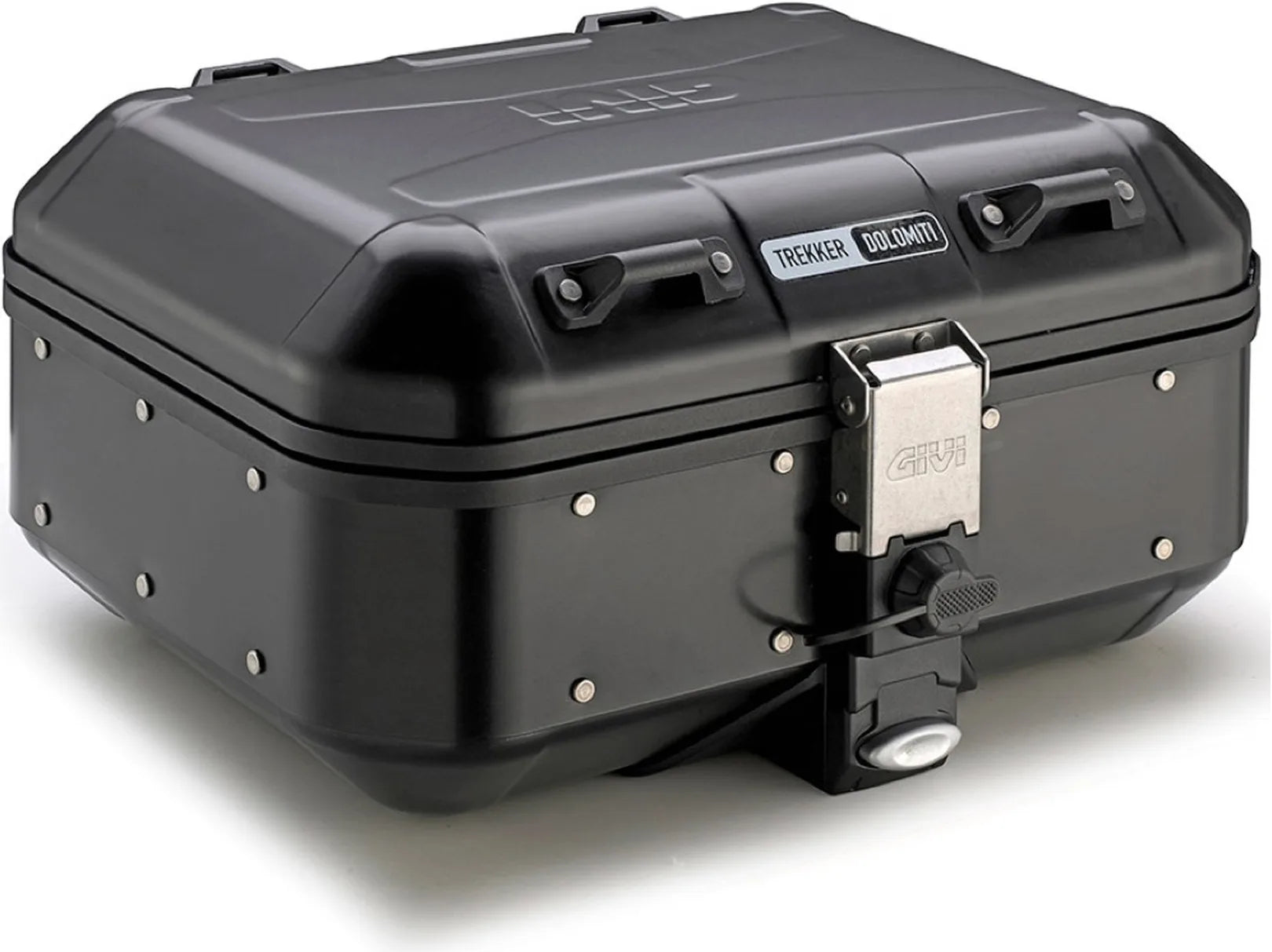 Monokey Trekker Dolomiti Black Aluminium Top Case - 30 Lt Trekker Dolomiti Aluminium - Givi Compatible With Ktm 890 Smt (2023-2024)