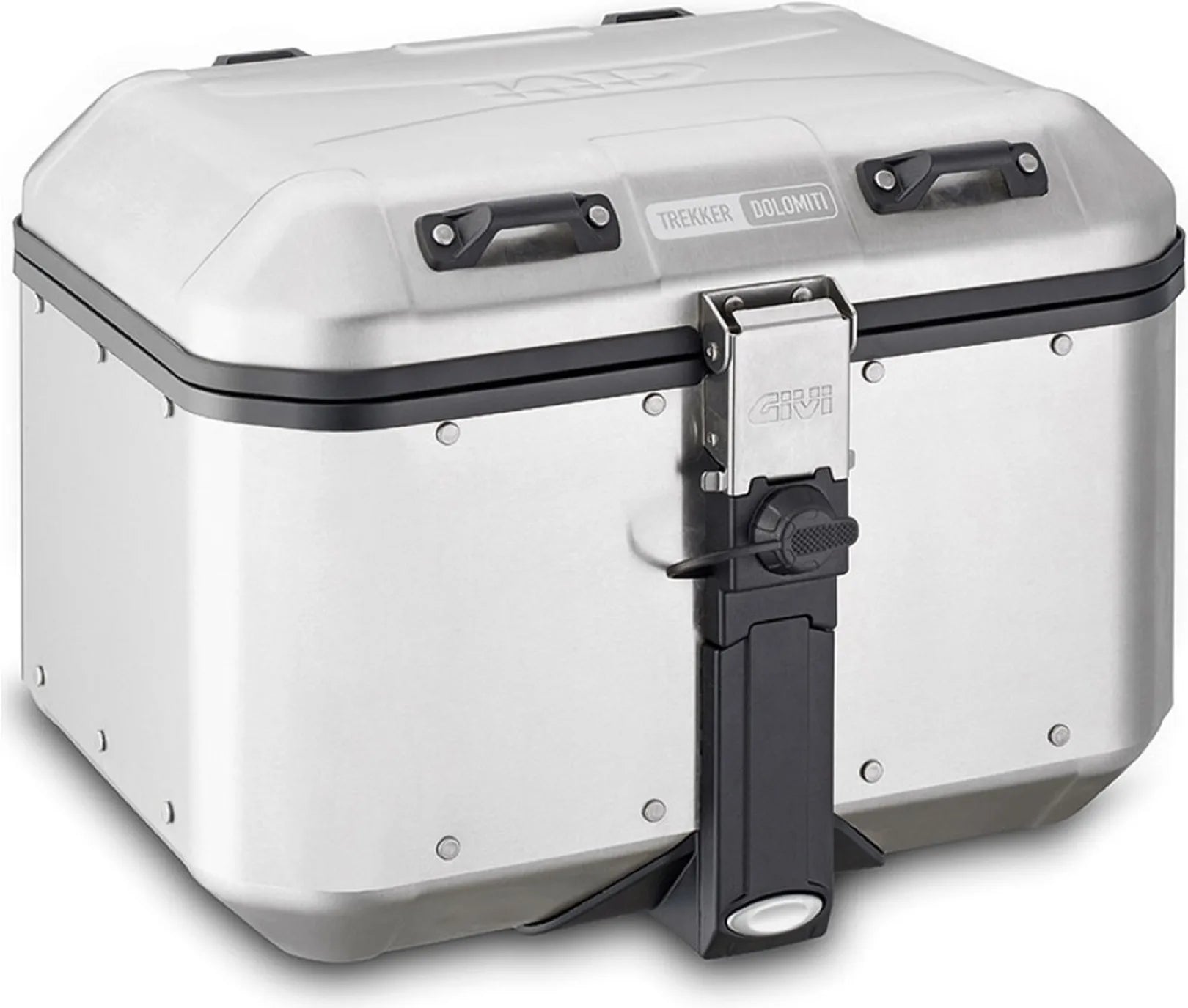 Monokey Trekker Dolomiti Aluminium Top Case - 46 Lt Trekker Dolomiti Aluminium - Givi Compatible With Royal Enfield Scram 411 (2022-2024)