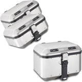 Trekker Dolomiti Aluminium Top Case + Side Cases - 106 Lt Trekker Dolomiti Aluminium - Givi Compatible With Royal Enfield Scram 411 (2022-2024)