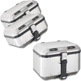 Trekker Dolomiti Aluminium Top Case + Side Cases - 106 Lt Trekker Dolomiti Aluminium - Givi Compatible With Honda Cb 500 X (2013-2016)