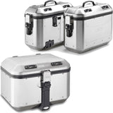 Trekker Dolomiti Aluminium Top Case + Side Cases - 118 Lt Trekker Dolomiti Aluminium - Givi Compatible With Honda Nc 750 X (2021-2025)