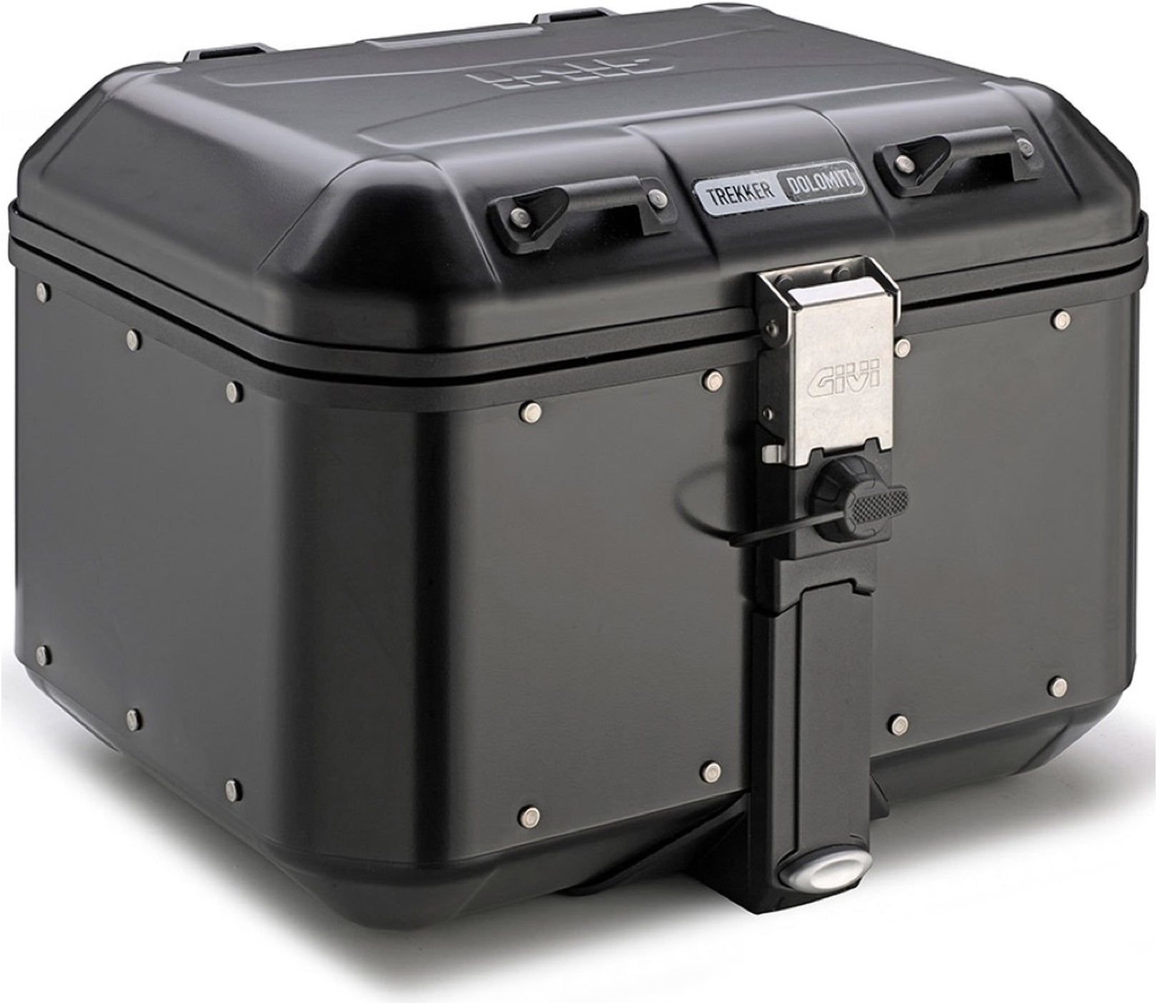 Monokey Trekker Dolomiti Black Aluminium Top Case - 46 Lt Trekker Dolomiti Aluminium - Givi Compatible With Niu Fqi 500 (2025)
