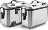 Monokey Trekker Dolomiti Aluminium Side Cases - 72 Lt Trekker Dolomiti Aluminium - Givi Compatible With Suzuki Gsx 650 F (2008-2014)