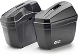 Monokey Black Side Cases - 44 Lt Technopolymer - Givi Compatible With Benelli Trk 502 (2017-2020)