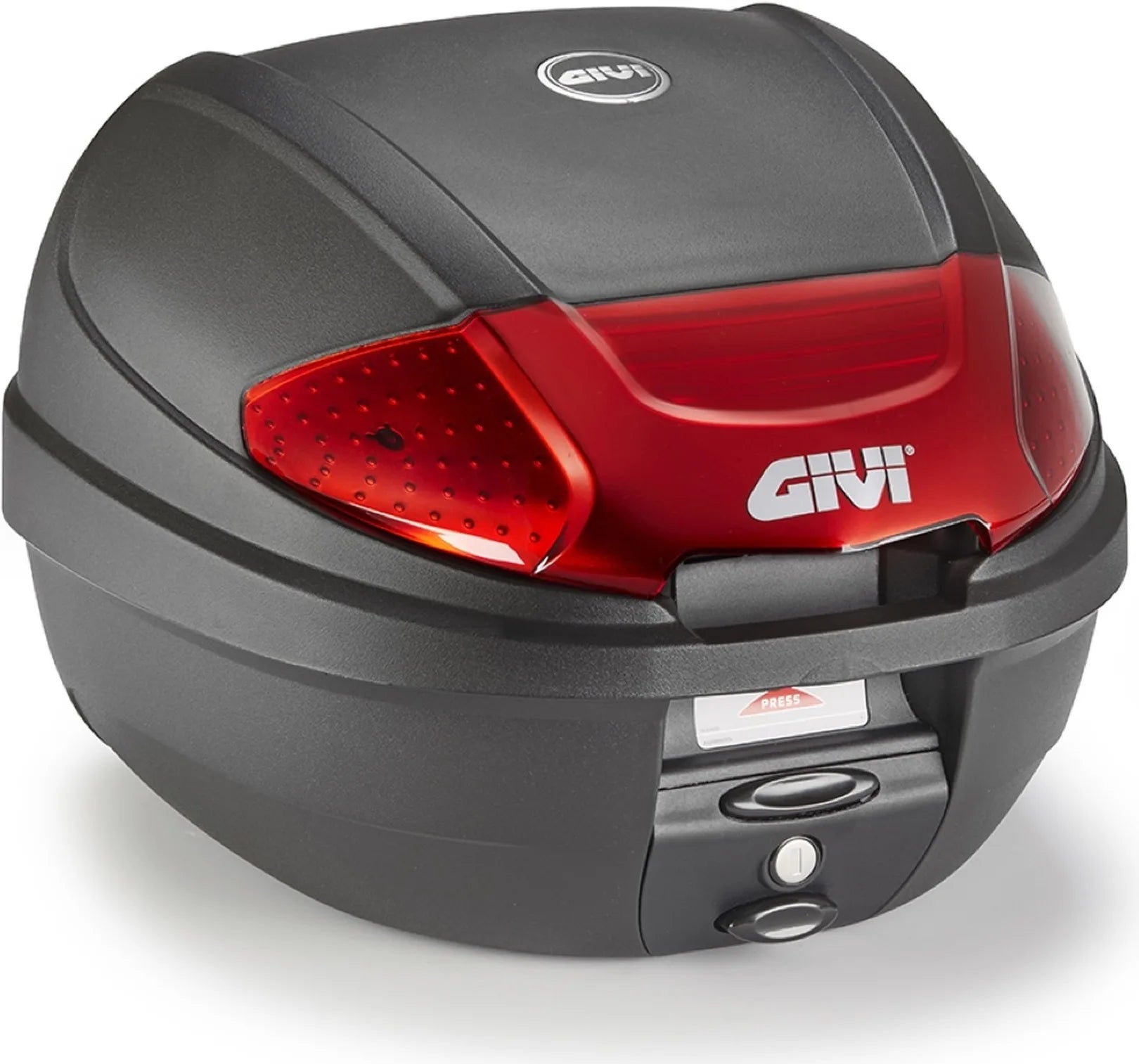Monolock Black Top Case - 30 Lt Technopolymer - Givi Compatible With Ktm 890 Smt (2023-2024)