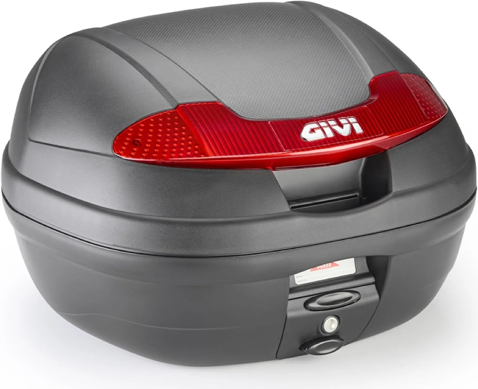 Monolock Vision Black Top Case - 34 Lt Vision Technopolymer - Givi Compatible With Ktm 125 Duke (2011-2016)