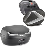 Simply Iv Silver Tech Top Case + Side Cases - 119 Lt Simply Iv Technopolymer - Givi Compatible With Honda Cbf 600 S - N (2004-2012)