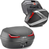 Simply Iv Silver Top Case + Side Cases - 119 Lt Simply Iv Technopolymer - Givi Compatible With Honda Nx 500 (2024)
