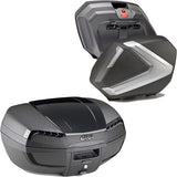 Riviera Silver Tech Top Case + Side Cases - 120 Lt Riviera Technopolymer - Givi Compatible With Honda Cbf 500 (2004-2012)
