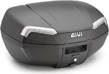 Monolock Riviera Black Tech Top Case - 46 Lt Riviera Technopolymer - Givi Compatible With Aprilia Shiver 750 (2010-2020)