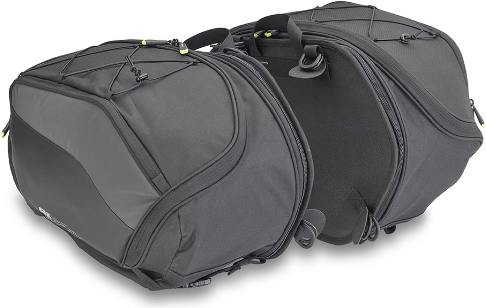 Black Side Bags - 60 Lt Nylon - Givi Compatible With Kawasaki Z 650 (2020-2024)