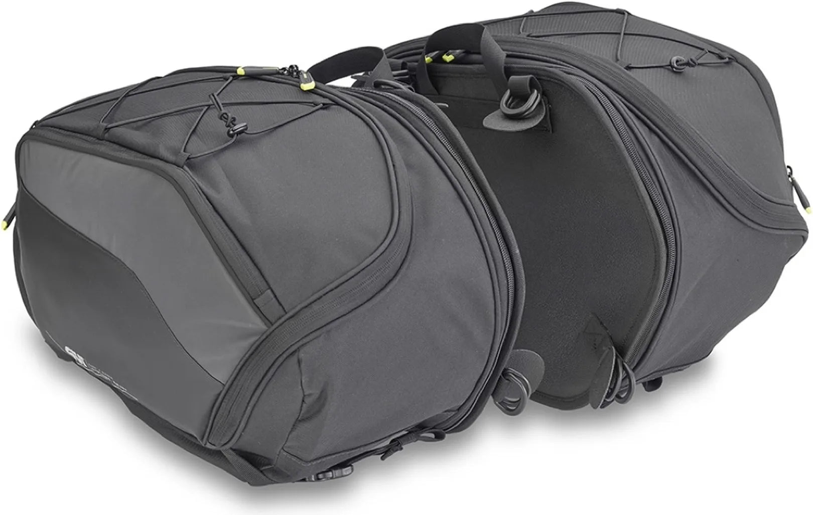 Black Side Bags - 60 Lt Nylon - Givi Compatible With Brixton Felsberg 125 (2023-2024)
