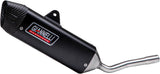 Exhaust Tip With Noise Certification Sonic Aluminium Black - Giannelli Compatible With Vent Moto Derapage 50 (2021)