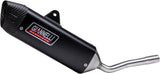 Exhaust Tip With Noise Certification Sonic Aluminium Black - Giannelli Compatible With Sherco Derapage 50 (2021)