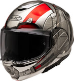 Flip-Up Motorcycle Helmet Hjc F100 Advanced Fiberglass Composite Mc1 Antman Marvel Size 11 Xxl