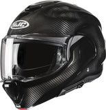 Flip-Up Motorcycle Helmet Hjc F100 Carbon Carbon Fiber Black Size 09 L