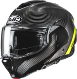 Flip-Up Motorcycle Helmet Hjc F100 Carbon Carbon Fiber Mc3H Stan Size 06 Xs