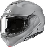 Flip-Up Motorcycle Helmet Hjc F100 Advanced Fiberglass Composite Grey Size 11 Xxl