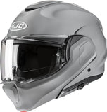 Flip-Up Motorcycle Helmet Hjc F100 Advanced Fiberglass Composite Grey Size 11 Xxl