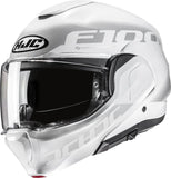 Flip-Up Motorcycle Helmet Hjc F100 Advanced Fiberglass Composite Mc10 Hetal Size 08 M