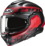 Flip-Up Motorcycle Helmet Hjc F100 Advanced Fiberglass Composite Mc1Sf Hetal Size 06 Xs