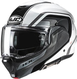 Flip-Up Motorcycle Helmet Hjc F100 Advanced Fiberglass Composite Mc1 Reff Size 06 Xs