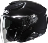 Urban Motorcycle Helmet Hjc F31 Advanced Fiberglass Metal Black Size 11 Xxl