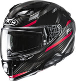 Full-Face Motorcycle Helmet Hjc F71 Carbon Carbon Fiber Mc1 Esira Size 06 Xs