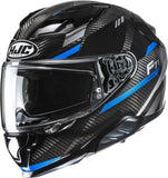 Full-Face Motorcycle Helmet Hjc F71 Carbon Carbon Fiber Mc2 Esira Size 06 Xs