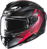 Full-Face Motorcycle Helmet Hjc F71 Advanced Fiberglass Mc1 Catos Size 11 Xxl