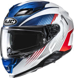 Full-Face Motorcycle Helmet Hjc F71 Advanced Fiberglass Mc21 Catos Size 10 Xl