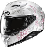 Full-Face Motorcycle Helmet Hjc F71 Advanced Fiberglass Mc8 Eliz Size 09 L