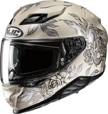 Full-Face Motorcycle Helmet Hjc F71 Advanced Fiberglass Mc9Sf Eliz Size 06 Xs