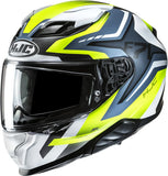 Full-Face Motorcycle Helmet Hjc F71 Advanced Fiberglass Mc3Hsf Fes Size 10 Xl