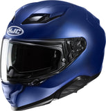 Full-Face Motorcycle Helmet Hjc F71 Advanced Fiberglass Semi Flat Metallic Blue Size 08 M