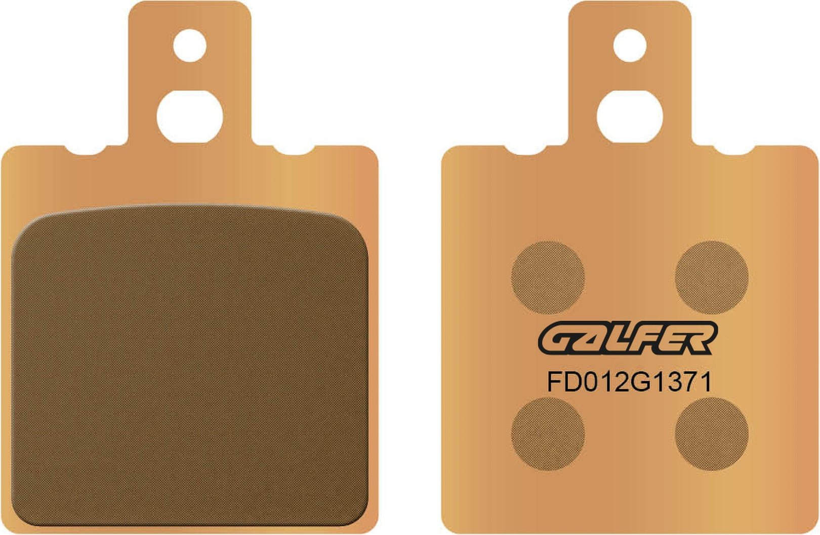 Rear Sintered Street Brake Pads - Galfer Compatible With Atk (1992-1993)