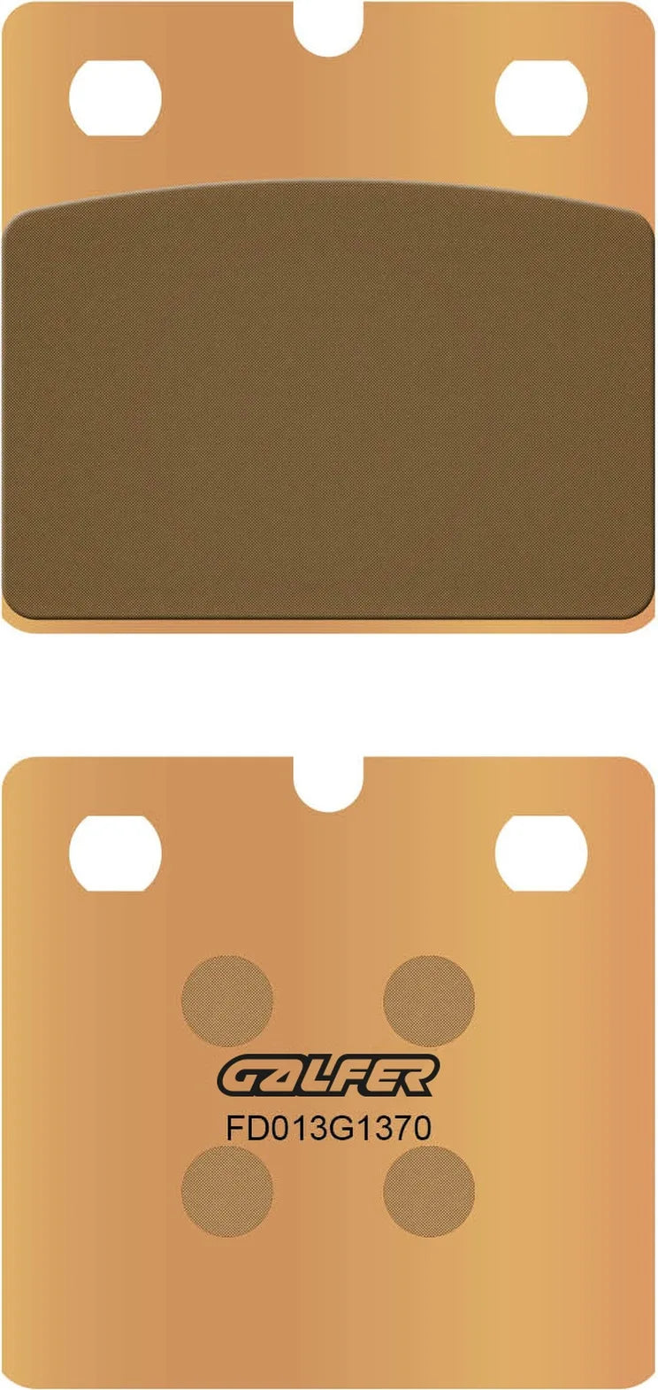 Rear Sintered Street Brake Pads - Galfer Compatible With Laverda 1000 J Rgs Executive (1977)