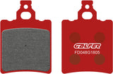 Rear Semi-Metal Trial Top Brake Pads - Galfer Compatible With Derbi Gpr 50 Sport (1993-1996)