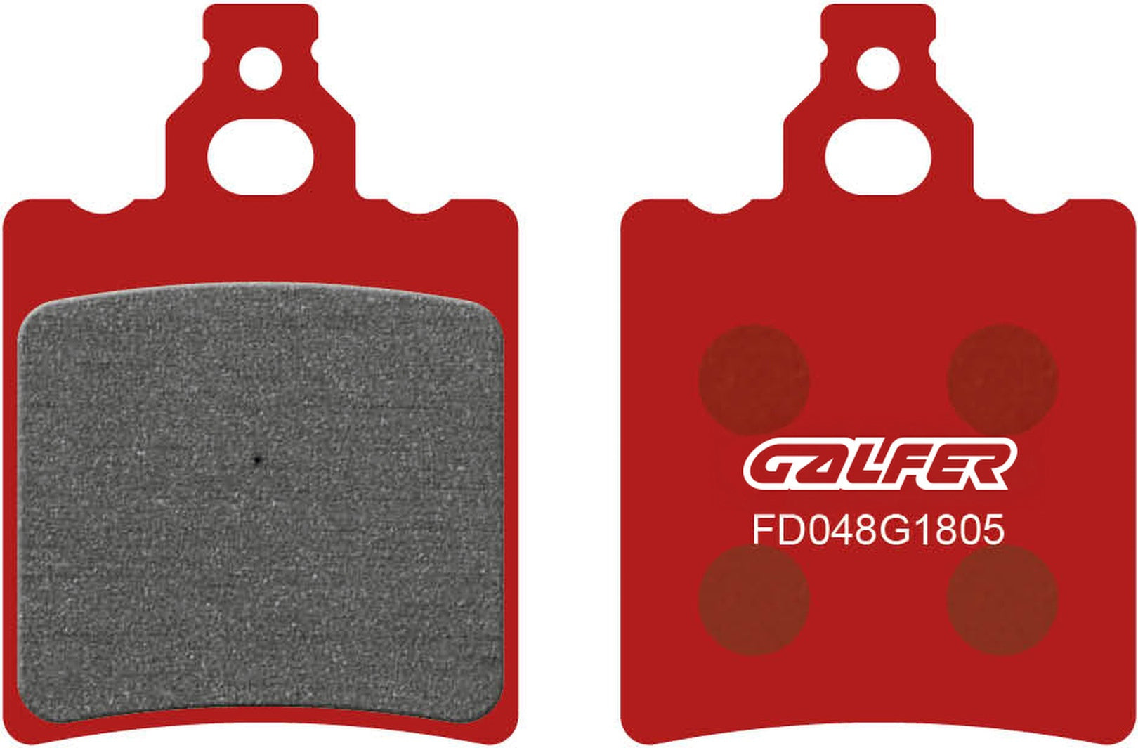 Rear Semi-Metal Trial Top Brake Pads - Galfer Compatible With Generic Triger 125 Sm (2008)