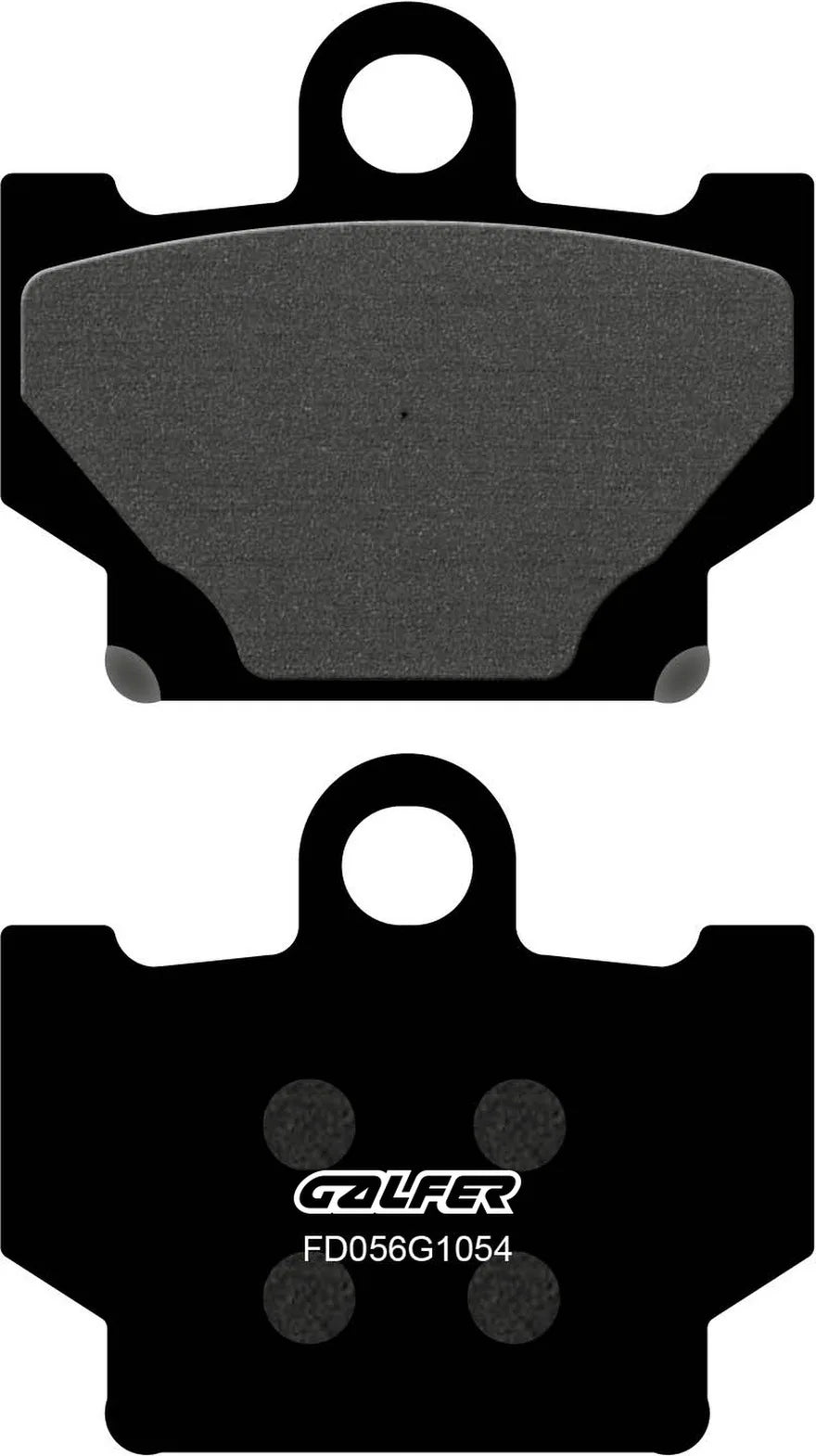Front Semi-Metal Brake Pads - Galfer Compatible With Yamaha Xs 400 K J Rk Maxim (1982)
