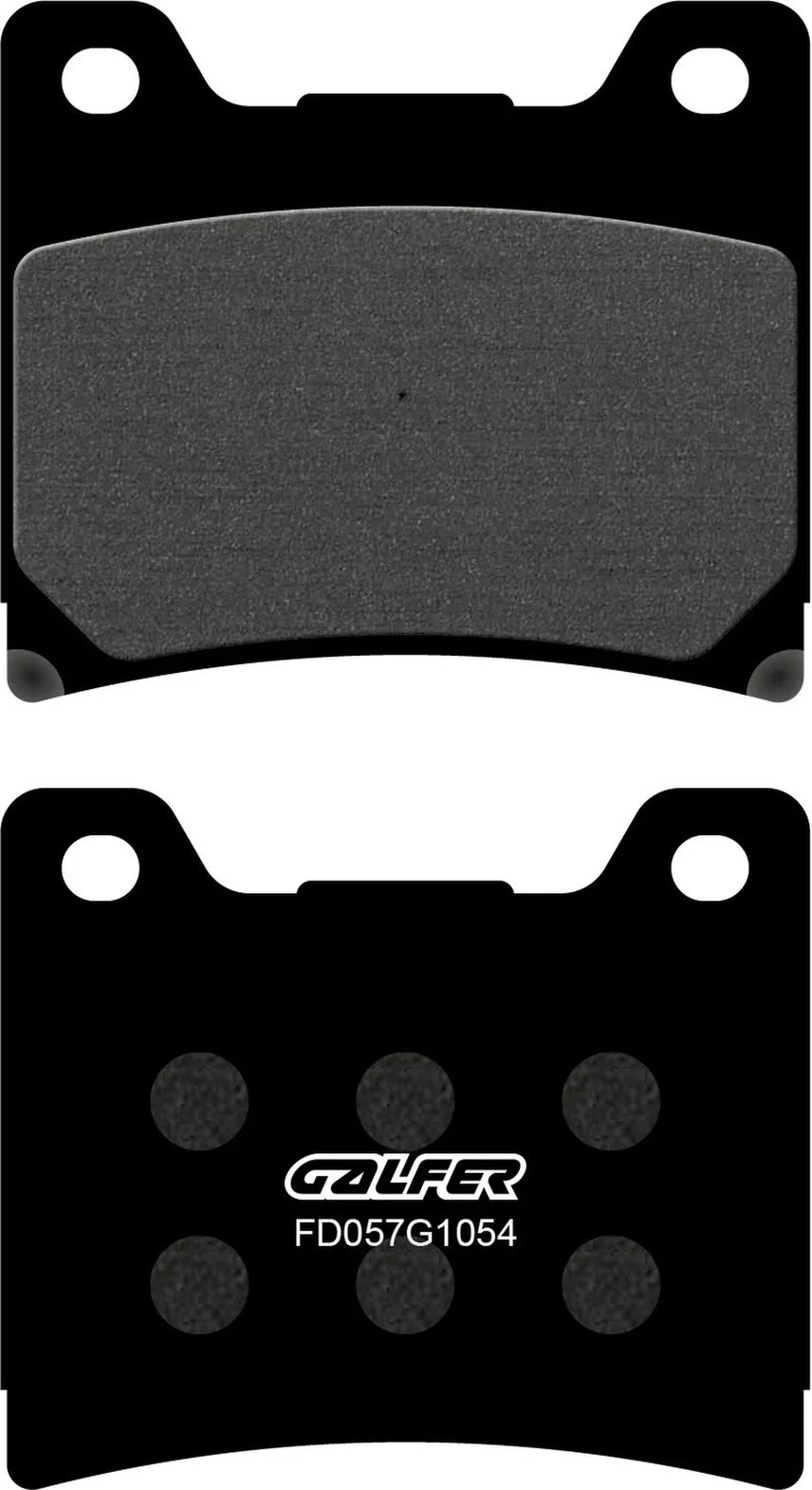 Front Semi-Metal Brake Pads - Galfer Compatible With Yamaha Xv 750 Virago (1988-1992)