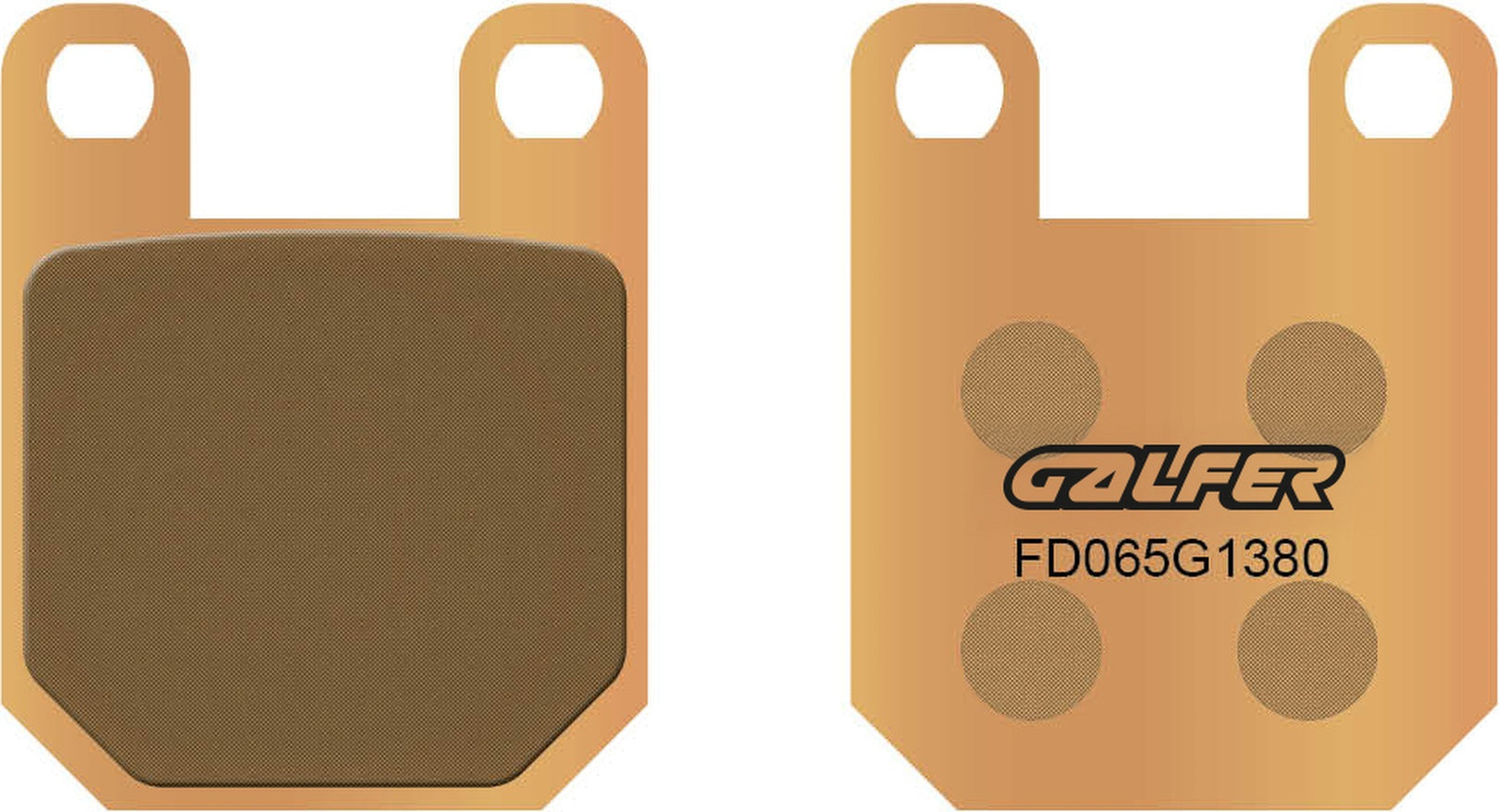 Rear Sintered Scooter Brake Pads - Galfer Compatible With Atk 560 (1987-1988)