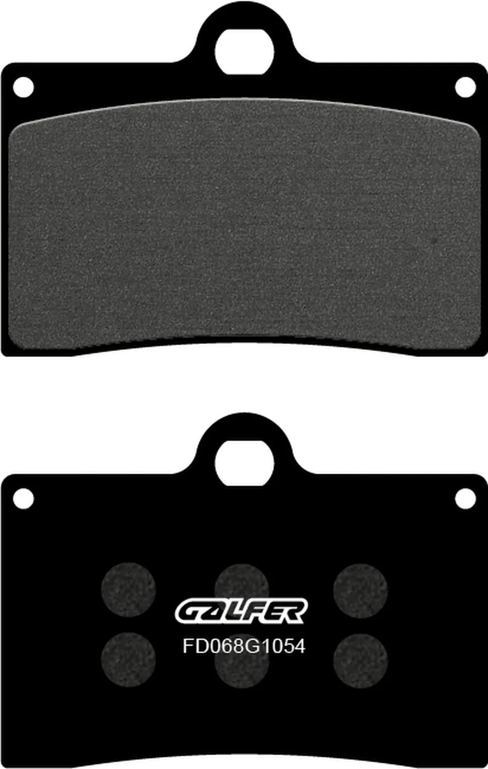 Front Semi-Metal Brake Pads - Galfer Compatible With Pgo G-Max 125 (2005)